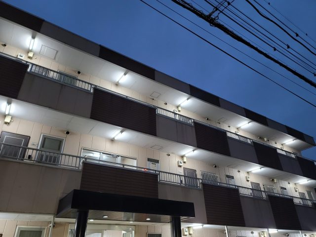 マンション 共用部照明(LED)交換工事